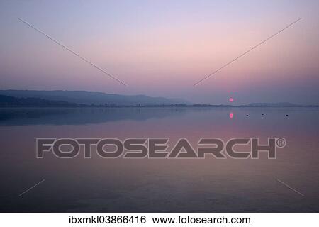 "Sunset over Lake Constance, near Konstanz, Baden-Wurttemberg, Germany, Europe" View Large Photo Image Stock Photograph - "Sunset over Lake Constance, near Konstanz, Baden-Wurttemberg, Germany, Europe". Fotosearch