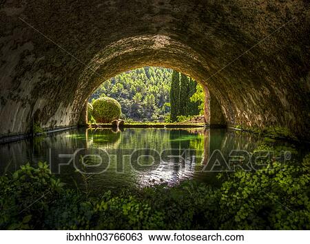 "Superstructure over a water basin, Bunyola, Majorca, Balearic Islands, Spain, Europe" View Large Photo Image Stock Image - "Superstructure over a water basin, Bunyola, Majorca, Balearic Islands, Spain, Europe". Fotosearch