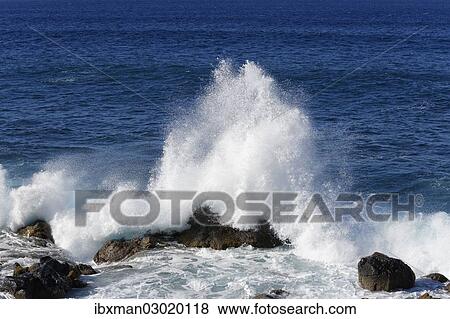 "Surf on a rocky coast, La Puntilla, Valle Gran Rey, La Gomera, Canary Islands, Spain, Europe" View Large Photo Image Stock Photo - "Surf on a rocky coast, La Puntilla, Valle Gran Rey, La Gomera, Canary Islands, Spain, Europe". Fotosearch