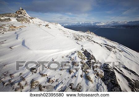 "Svarthamartinden mountain in winter, Tromso, Norway, Europe" View Large Photo Image Stock Image - "Svarthamartinden mountain in winter, Tromso, Norway, Europe". Fotosearch