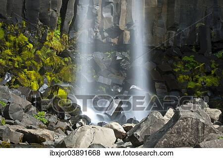 "Svartifoss waterfall, Skaftafell National Park, Southern Region, Iceland, Europe" View Large Photo Image Stock Photo - "Svartifoss waterfall, Skaftafell National Park, Southern Region, Iceland, Europe". Fotosearch
