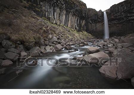 "Svatifoss waterfall, Skaftafell National Park, East Iceland, Iceland, Europe" View Large Photo Image Stock Photo - "Svatifoss waterfall, Skaftafell National Park, East Iceland, Iceland, Europe". Fotosearch