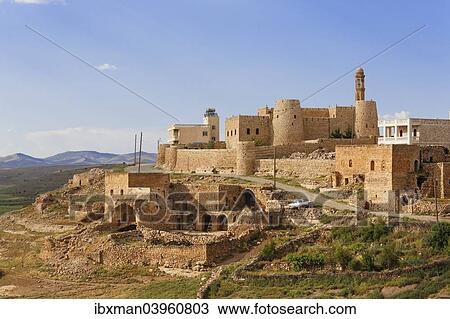 Stock Image - "Syriac Orthodox Church Mor Had Bschabo, Gulgoze, Mardin Province, Tur Abdin, Southeastern Anatolia Region, Anatolia, Turkey, Asia". Fotosearch