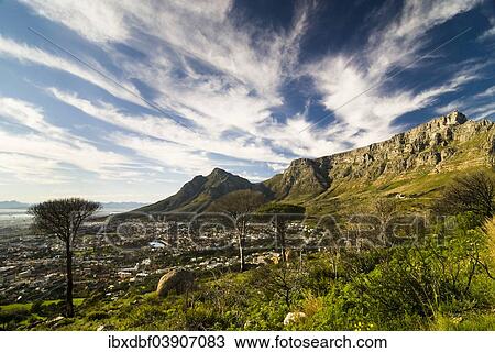 "Table Mountain and Devil's Peak, Cape Town, Western Cape, South Africa, Africa" View Large Photo Image Stock Image - "Table Mountain and Devil's Peak, Cape Town, Western Cape, South Africa, Africa". Fotosearch