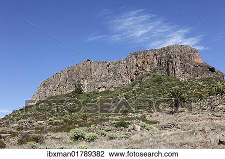 "Table Mountain Fortaleza, La Gomera island, Canary Islands, Spain, Europe" View Large Photo Image Stock Image - "Table Mountain Fortaleza, La Gomera island, Canary Islands, Spain, Europe". Fotosearch