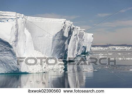 "Tabular iceberg, Weddell Sea, Antarctica" View Large Photo Image Stock Image - "Tabular iceberg, Weddell Sea, Antarctica". Fotosearch