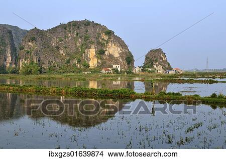 "Tam Coc region near Ninh Binh, dry Halong Bay, Vietnam, Southeast Asia, Asia" View Large Photo Image Picture - "Tam Coc region near Ninh Binh, dry Halong Bay, Vietnam, Southeast Asia, Asia". Fotosearch