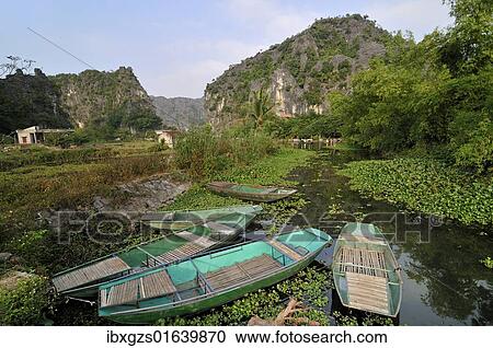 "Tam Coc region near Ninh Binh, dry Halong Bay, Vietnam, Southeast Asia, Asia" View Large Photo Image Stock Image - "Tam Coc region near Ninh Binh, dry Halong Bay, Vietnam, Southeast Asia, Asia". Fotosearch