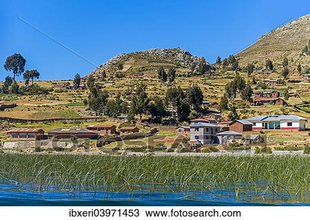"Taquile Island or Intika Island, Lake Titicaca, Peru, South America" View Large Photo Image Stock Image - "Taquile Island or Intika Island, Lake Titicaca, Peru, South America". Fotosearch