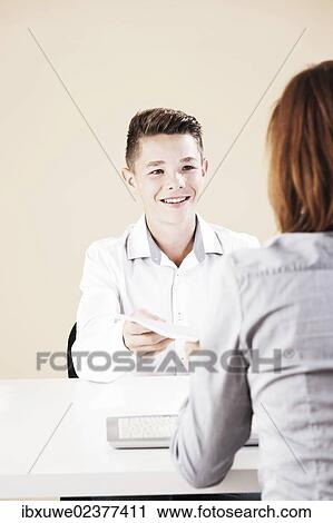 Teenager at a job interview View Large Photo Image Stock Image - Teenager at a job interview. Fotosearch