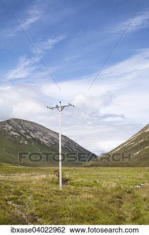 "Telegraph pole and cables with Glas Bheinn Mhor at the back, Strathaird, Isle of Skye, Scotland, United Kingdom, Europe" View Large Photo Image Stock Image - "Telegraph pole and cables with Glas Bheinn Mhor at the back, Strathaird, Isle of Skye, Scotland, United Kingdom, Europe". Fotosearch