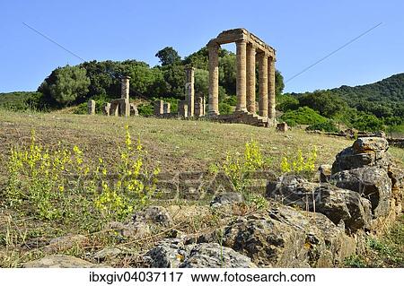 Stock Photo - "Temple of Antas, Carthaginian-Roman temple, near Fluminimaggiore, Province of Carbonia-Iglesias, Sardinia, Italy, Europe". Fotosearch