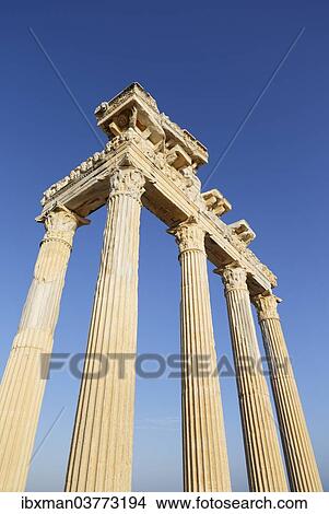 "Temple of Apollo, ancient city of Side, Pamphylia, Antalya Province, Turkey, Asia" View Large Photo Image Picture - "Temple of Apollo, ancient city of Side, Pamphylia, Antalya Province, Turkey, Asia". Fotosearch