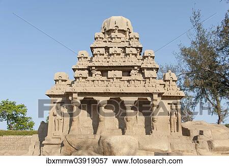 "Temple, Pancha Rathas, Mahabalipuram, Tamil Nadu, Kanchipuram, India, Asia" View Large Photo Image Stock Photo - "Temple, Pancha Rathas, Mahabalipuram, Tamil Nadu, Kanchipuram, India, Asia". Fotosearch