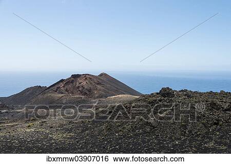 "Teneguia Volcano, volcanic landscape, Monumento Natural de Los Volcanos de Teneguia Park, Fuencaliente, La Palma, Canary Islands, Spain, Europe" View Large Photo Image Stock Photograph - "Teneguia Volcano, volcanic landscape, Monumento Natural de Los Volcanos de Teneguia Park, Fuencaliente, La Palma, Canary Islands, Spain, Europe". Fotosearch