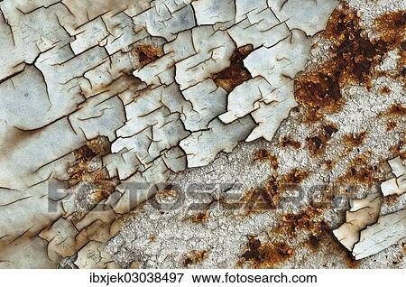 "Texture, metal with flaking paint, rust" View Large Photo Image Stock Photo - "Texture, metal with flaking paint, rust". Fotosearch