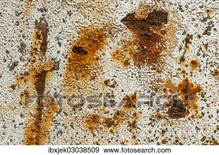 Stock Photo - "Texture, metal with paint, rust". Fotosearch