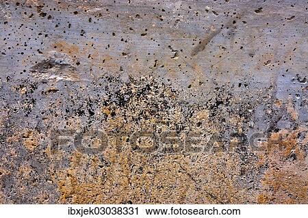 Stock Image - "Texture, plastered wall, peeling paint". Fotosearch