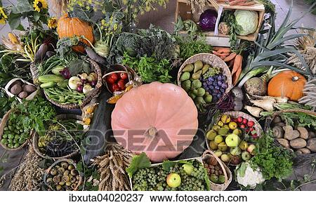 Stock Photo - "Thanksgiving gifts, Lower Saxony, Germany, Europe". Fotosearch