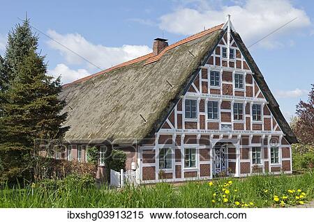 "Thatched house, Guderhandviertel, Altes Land region, Lower Saxony, Germany, Europe" View Large Photo Image Stock Photography - "Thatched house, Guderhandviertel, Altes Land region, Lower Saxony, Germany, Europe". Fotosearch