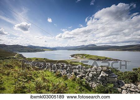 "The 16 km long and 2. 5 km wide fjord of Loch Eriboll, Heilam, Northern Highlands, Northern Highlands, Scotland, United Kingdom, Europe" View Large Photo Image Stock Photo - "The 16 km long and 2. 5 km wide fjord of Loch Eriboll, Heilam, Northern Highlands, Northern Highlands, Scotland, United Kingdom, Europe". Fotosearch