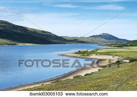 "The 9. 5 km long and 1. 2 km wide freshwater Loch Hope, Inverhope, Northern Highlands, Scotland, United Kingdom, Europe" View Large Photo Image Stock Image - "The 9. 5 km long and 1. 2 km wide freshwater Loch Hope, Inverhope, Northern Highlands, Scotland, United Kingdom, Europe". Fotosearch