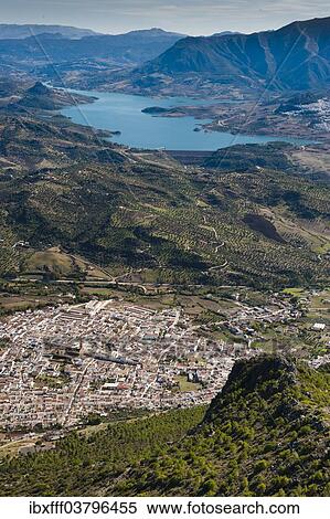 Stock Photography - "The Andalusian town of Algodonales, Sierra de Cadiz, Sierra de Lijar, Cadiz province, Andalucia, Spain, Europe". Fotosearch