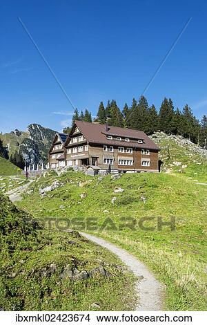"The Bollenwees mountain inn above lake Faehlensee, Appenzell Alps, canton of Appenzell Inner-Rhodes, Switzerland, Europe" View Large Photo Image Picture - "The Bollenwees mountain inn above lake Faehlensee, Appenzell Alps, canton of Appenzell Inner-Rhodes, Switzerland, Europe". Fotosearch