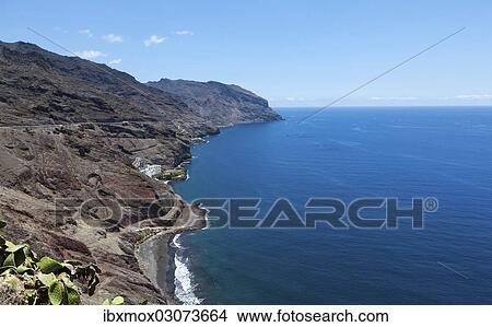 "The coast at Playa de las Teresitas, La Montanita, Tenerife, Canary Islands, Spain, Europe" View Large Photo Image Picture - "The coast at Playa de las Teresitas, La Montanita, Tenerife, Canary Islands, Spain, Europe". Fotosearch
