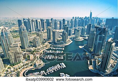 "The Dubai Marina, panoramic view, Dubai, Emirate of Dubai, United Arab Emirates, Asia" View Large Photo Image Stock Image - "The Dubai Marina, panoramic view, Dubai, Emirate of Dubai, United Arab Emirates, Asia". Fotosearch