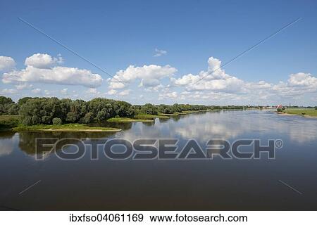 Stock Photo - "The Elbe, at Wittenberg, Brandenburg, Germany, Europe". Fotosearch