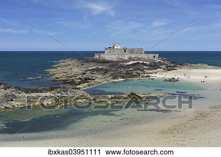 "The Fort National, Saint-Malo, Ille-et-Vilaine, Brittany, France, Europe" View Large Photo Image Stock Image - "The Fort National, Saint-Malo, Ille-et-Vilaine, Brittany, France, Europe". Fotosearch