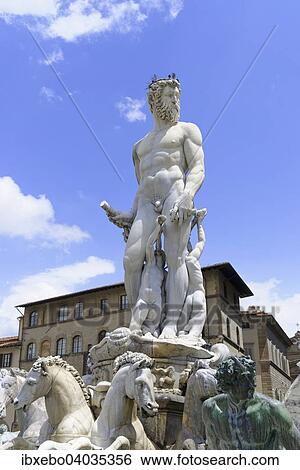 "The fountain of Neptune by Bartolomeo Ammannati, 1575, Piazza della Signoria, Florence, Tuscany, Italy, Europe" View Large Photo Image Stock Photograph - "The fountain of Neptune by Bartolomeo Ammannati, 1575, Piazza della Signoria, Florence, Tuscany, Italy, Europe". Fotosearch