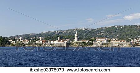 "The four bell towers of Rab Town, Rab, Primorje-Gorski Kotar County, Croatia, Europe" View Large Photo Image Stock Photo - "The four bell towers of Rab Town, Rab, Primorje-Gorski Kotar County, Croatia, Europe". Fotosearch