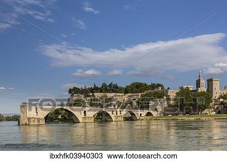 "The historic bridge of Avignon with the papal palace in the background, Avignon, Departement Vaucluse, Provence-Alpes-Cote d’Azur, France, Europe" View Large Photo Image Stock Image - "The historic bridge of Avignon with the papal palace in the background, Avignon, Departement Vaucluse, Provence-Alpes-Cote d’Azur, France, Europe". Fotosearch