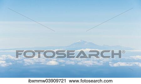 "The island of Tenerife with the snow-capped Mount Teide, from La Palma, Canary Islands, Spain, Europe" View Large Photo Image Stock Image - "The island of Tenerife with the snow-capped Mount Teide, from La Palma, Canary Islands, Spain, Europe". Fotosearch