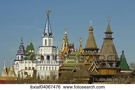 "The Izmaylovo Kremlin, a cultural and entertainment centre, Izmaylovo, Moscow, Russia, Europe" View Large Photo Image Stock Photograph - "The Izmaylovo Kremlin, a cultural and entertainment centre, Izmaylovo, Moscow, Russia, Europe". Fotosearch