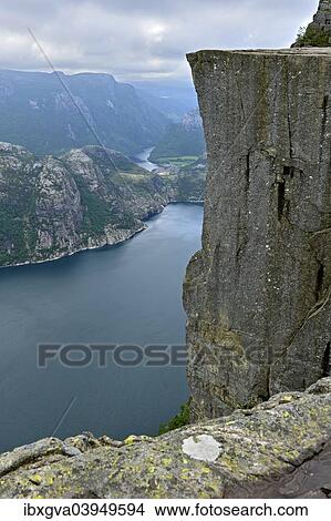 "The Lysefjord, the Pulpit Rock on the right, Rogaland, Norway, Europe" View Large Photo Image Picture - "The Lysefjord, the Pulpit Rock on the right, Rogaland, Norway, Europe". Fotosearch