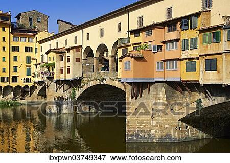 "The medieval Ponte Vecchio bridge crossing the River Arno in the historic centre of Florence, UNESCO World Heritage Site, Florence, Tuscany, Italy, Europe" View Large Photo Image Stock Photo - "The medieval Ponte Vecchio bridge crossing the River Arno in the historic centre of Florence, UNESCO World Heritage Site, Florence, Tuscany, Italy, Europe". Fotosearch