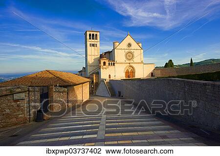 "The Papal Basilica of St Francis of Assisi, Basilica Papale di San Francesco, Assisi, Umbria, Italy, Europe" View Large Photo Image Stock Image - "The Papal Basilica of St Francis of Assisi, Basilica Papale di San Francesco, Assisi, Umbria, Italy, Europe". Fotosearch