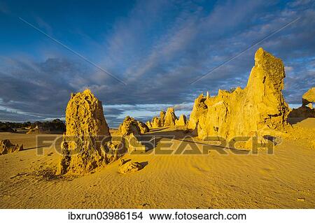 "The Pinnacles limestone formations, Nambung National Park, Western Australia" View Large Photo Image Picture - "The Pinnacles limestone formations, Nambung National Park, Western Australia". Fotosearch