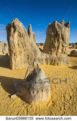 "The Pinnacles limestone formations, Nambung National Park, Western Australia" View Large Photo Image Stock Image - "The Pinnacles limestone formations, Nambung National Park, Western Australia". Fotosearch