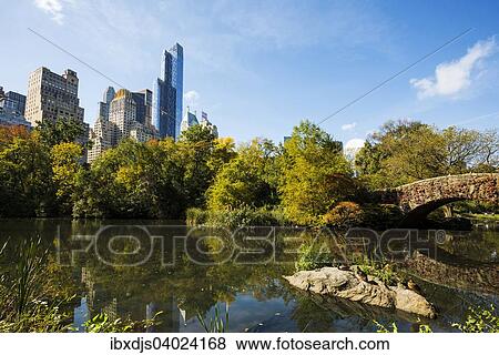 "The Pond, Central Park, Manhattan, New York, United States, North America" View Large Photo Image Stock Photo - "The Pond, Central Park, Manhattan, New York, United States, North America". Fotosearch