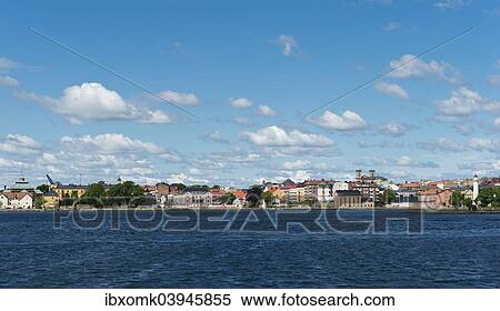 Stock Photography - "The port city of Karlskrona, Gotaland, Blekinge, Sweden, Europe". Fotosearch