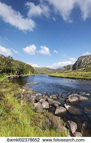 "The rich in fish Laxford river is fed by Loch Stack and flows into Loch Laxford, Sutherland, Scotland, United Kingdom, Europe" View Large Photo Image Stock Image - "The rich in fish Laxford river is fed by Loch Stack and flows into Loch Laxford, Sutherland, Scotland, United Kingdom, Europe". Fotosearch