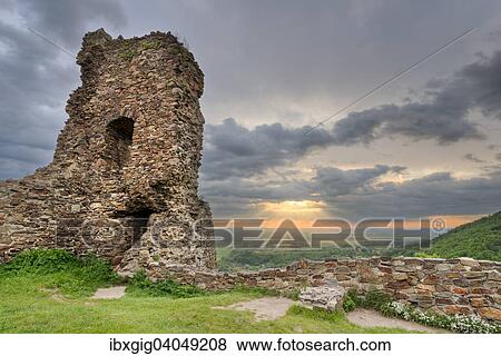 "The ruins of Lichnice Castle or Lichtenburk Castle, Iron Mountain, Tremosnice, Pardubice Region, Czech Republic, Europe" View Large Photo Image Stock Photo - "The ruins of Lichnice Castle or Lichtenburk Castle, Iron Mountain, Tremosnice, Pardubice Region, Czech Republic, Europe". Fotosearch