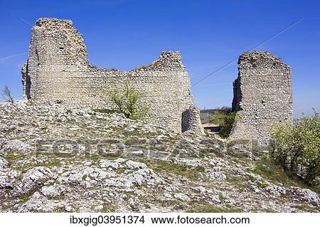 "The ruins of Sirotci Hradek castle, Palava Protected Landscape Area, Breclav district, Jihomoravsky region, Czech Republic, Europe" View Large Photo Image Picture - "The ruins of Sirotci Hradek castle, Palava Protected Landscape Area, Breclav district, Jihomoravsky region, Czech Republic, Europe". Fotosearch