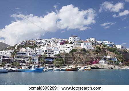 "The seaside village of Agia Galini, Crete, Greece, Europe" View Large Photo Image Stock Image - "The seaside village of Agia Galini, Crete, Greece, Europe". Fotosearch