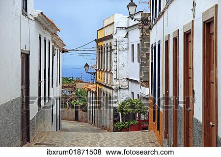 "The small pristine coastal village of Agulo, La Gomera, Canary Islands, Spain, Europe" View Large Photo Image Stock Photo - "The small pristine coastal village of Agulo, La Gomera, Canary Islands, Spain, Europe". Fotosearch