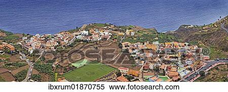 "The small pristine coastal village of Agulo, La Gomera, Canary Islands, Spain, Europe" View Large Photo Image Stock Photography - "The small pristine coastal village of Agulo, La Gomera, Canary Islands, Spain, Europe". Fotosearch